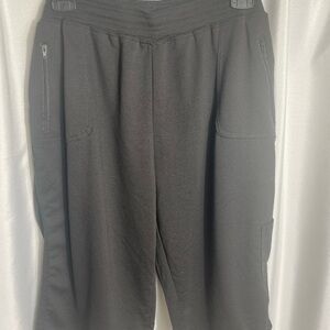 ZNA Sports Men's Black Casual Shorts Size XL Zipper Pockets
